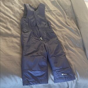 Columbia Navy Blue Kids Snow Overalls